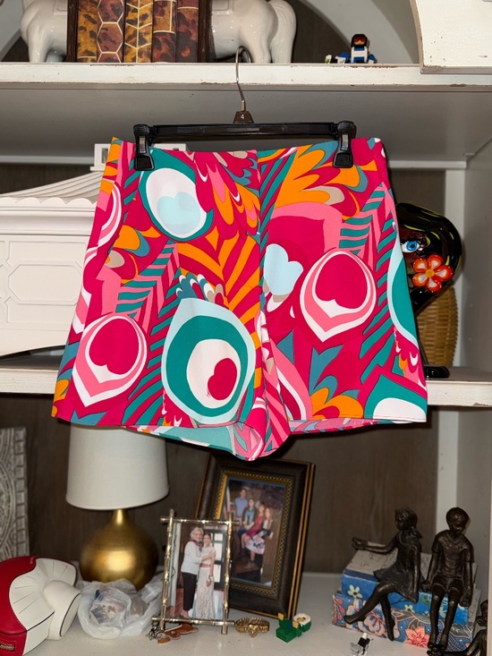 Trina Turk Pants - trina turk size 4 polyester colorful multi colored shorts